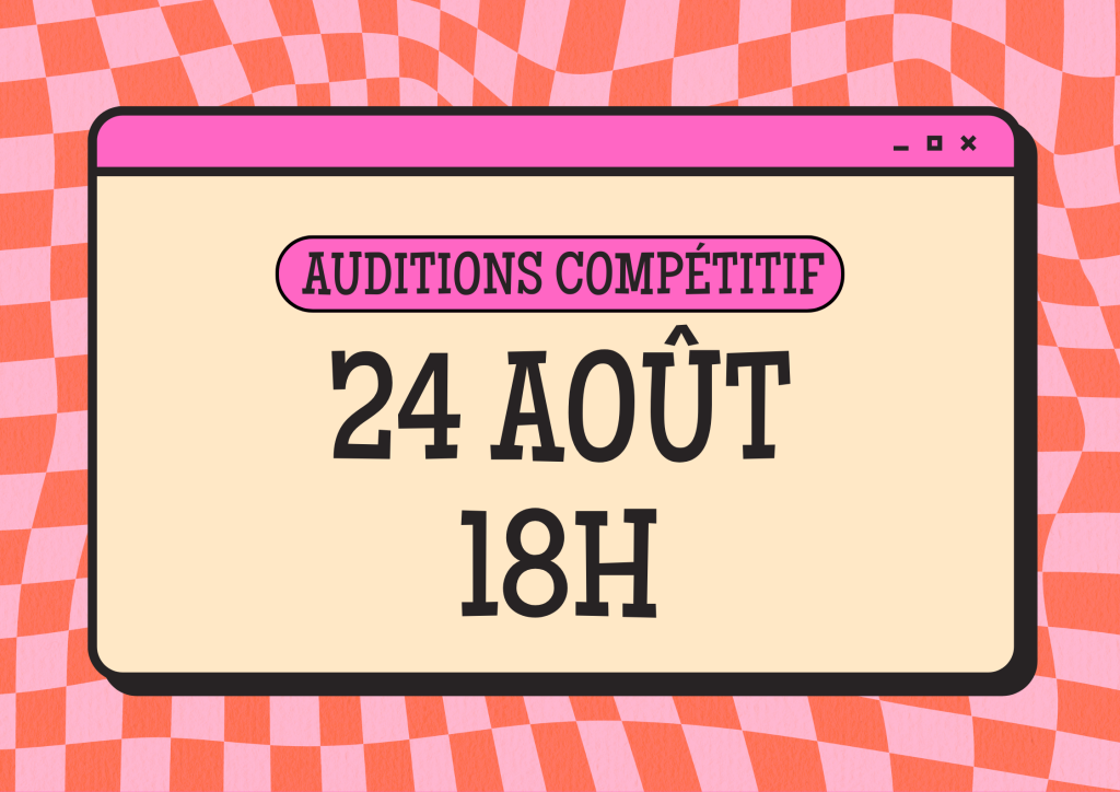 auditions compétitif